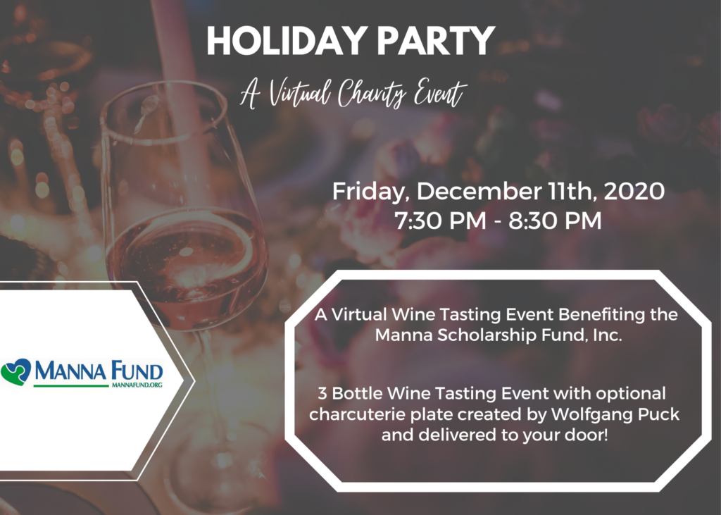 Virtual Holiday Party 2020 Manna Fund 1